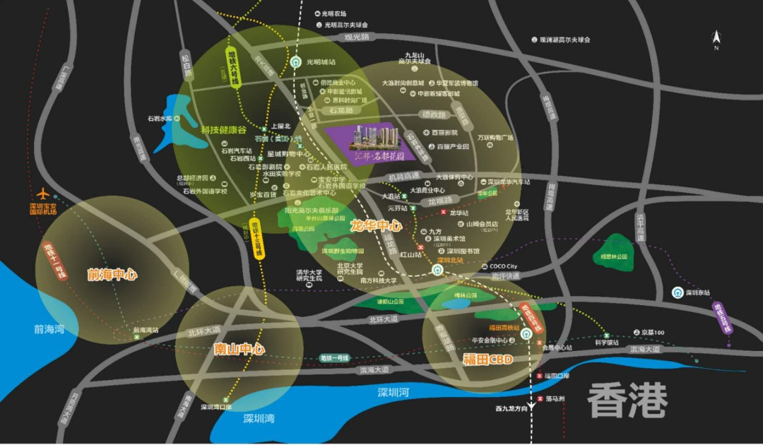匯邦名都花園灣區(qū)軸心雙核輻射，82萬㎡綜合體大盤