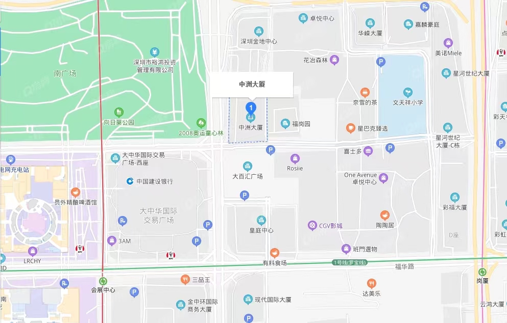 中洲大廈，福崗園二期-均價340元/平