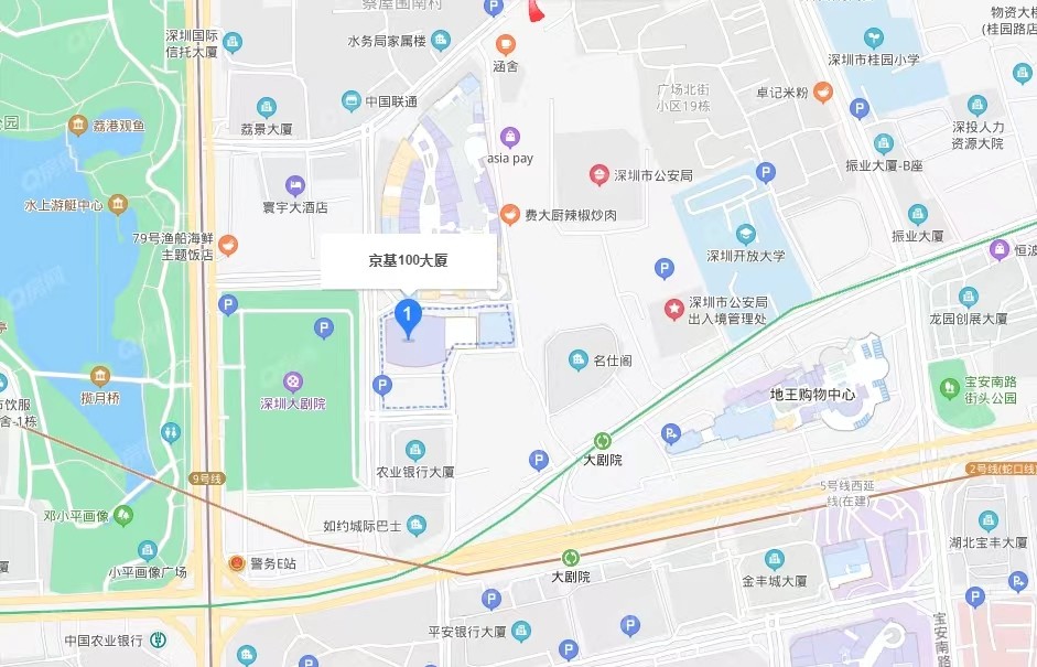 京基100，京基一百大廈-均價(jià)240元/平