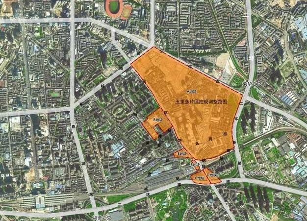 華潤(rùn)悅府及華潤(rùn)萬象城地塊示意圖